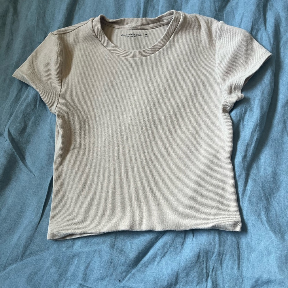 Cream Short Sleeve Tee